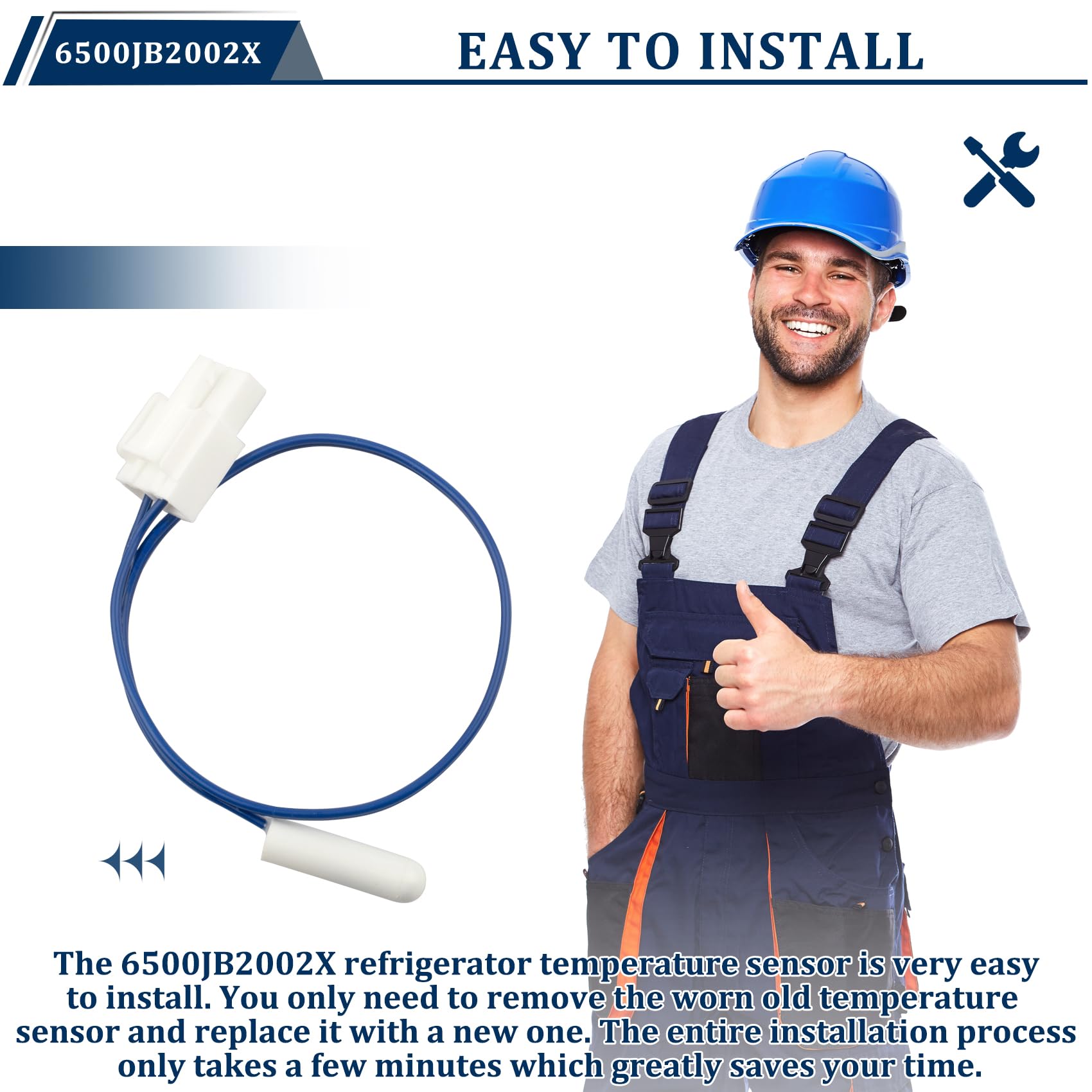 Amazon.com: 6500JB2002X Refrigerator Ambient Temperature Sensor